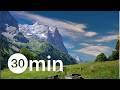30 Minute Countdown Timer with Relaxing Music and Ending Chime/Enjoy the Alps #30minutetimer
