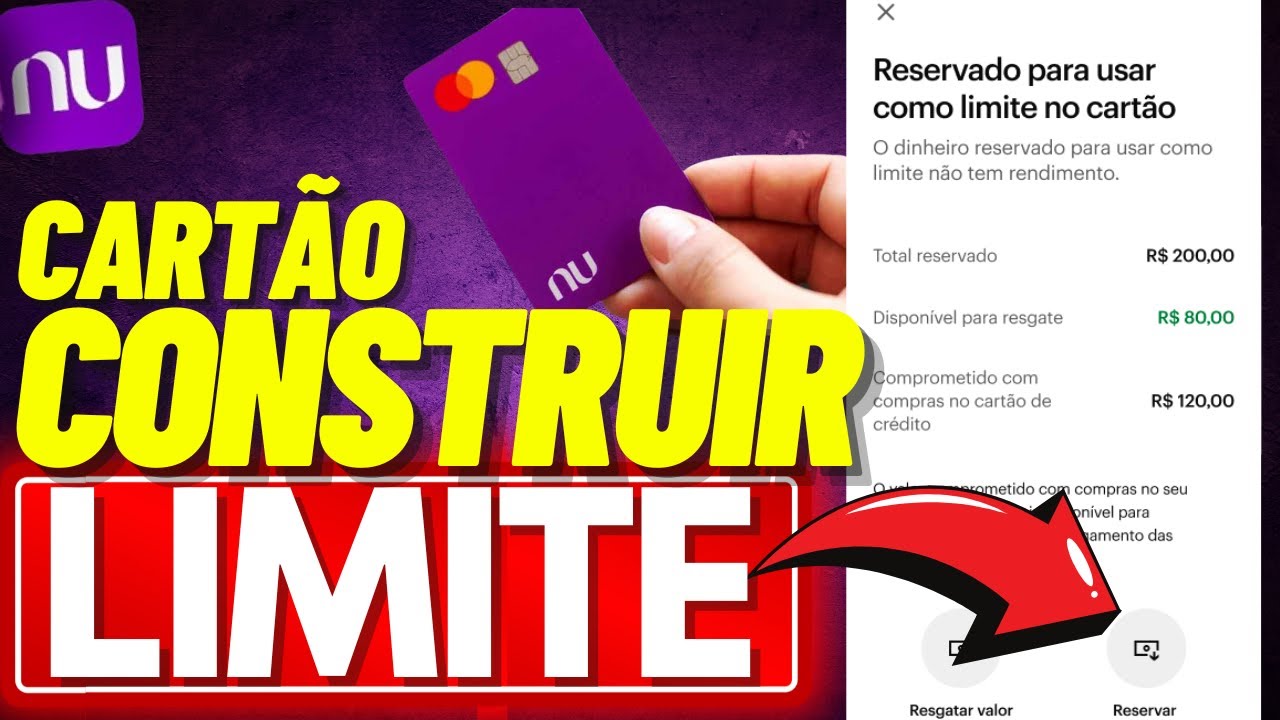 CARTÃO para CONSTRUIR LIMITE NUBANK - YouTube