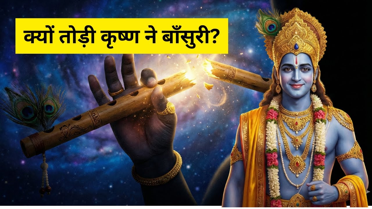 कृष्ण ने बाँसुरी क्यों तोड़ी? छुपा हुआ कारण जानकर हैरान रह जाओगे | Divine Tales Krishna Edition
