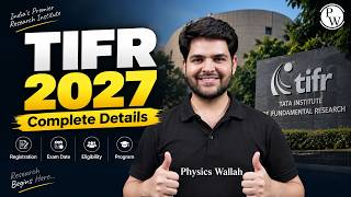 TIFR 2027 Complete Details | Registration, Exam Date & Eligibility | PW
