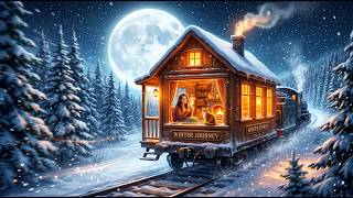 I Lived in a Tiny House on a Winter Train ❄️🚂 | #trainjourney #asmr #winterambience #snowynight