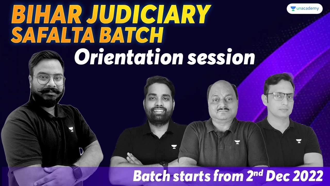 Bihar Judiciary Safalta Batch | Orientation session | Sonu Kumar