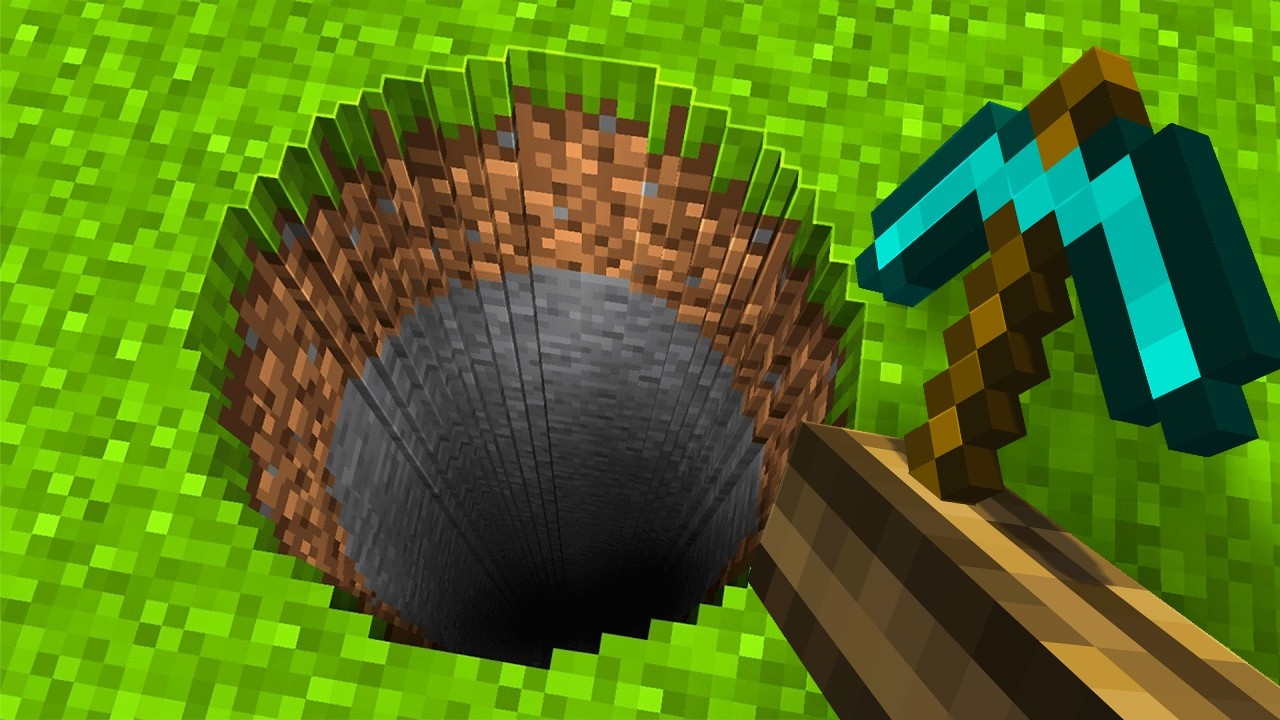 Kiástam a LEGMÉLYEBB Lyukat a Minecraftban...