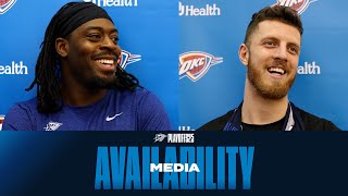 Practice Media Availability | Lu Dort and Isaiah Hartenstein | April 15, 2025 | OKC Thunder