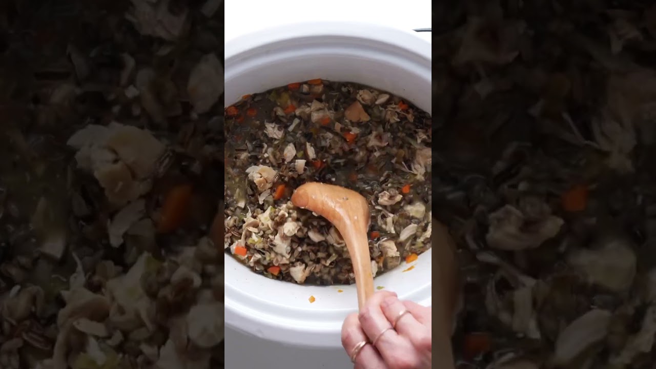 Crockpot Chicken Wild Rice Soup