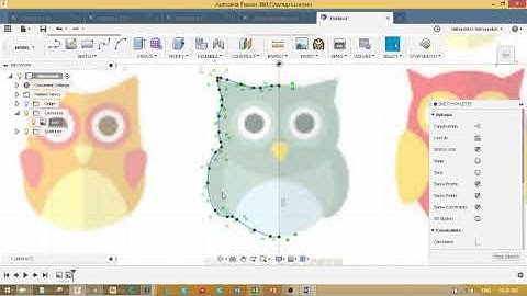 Fusion 360 for Absolute Beginner : trace image with spline and mirror tool (part 1/2)