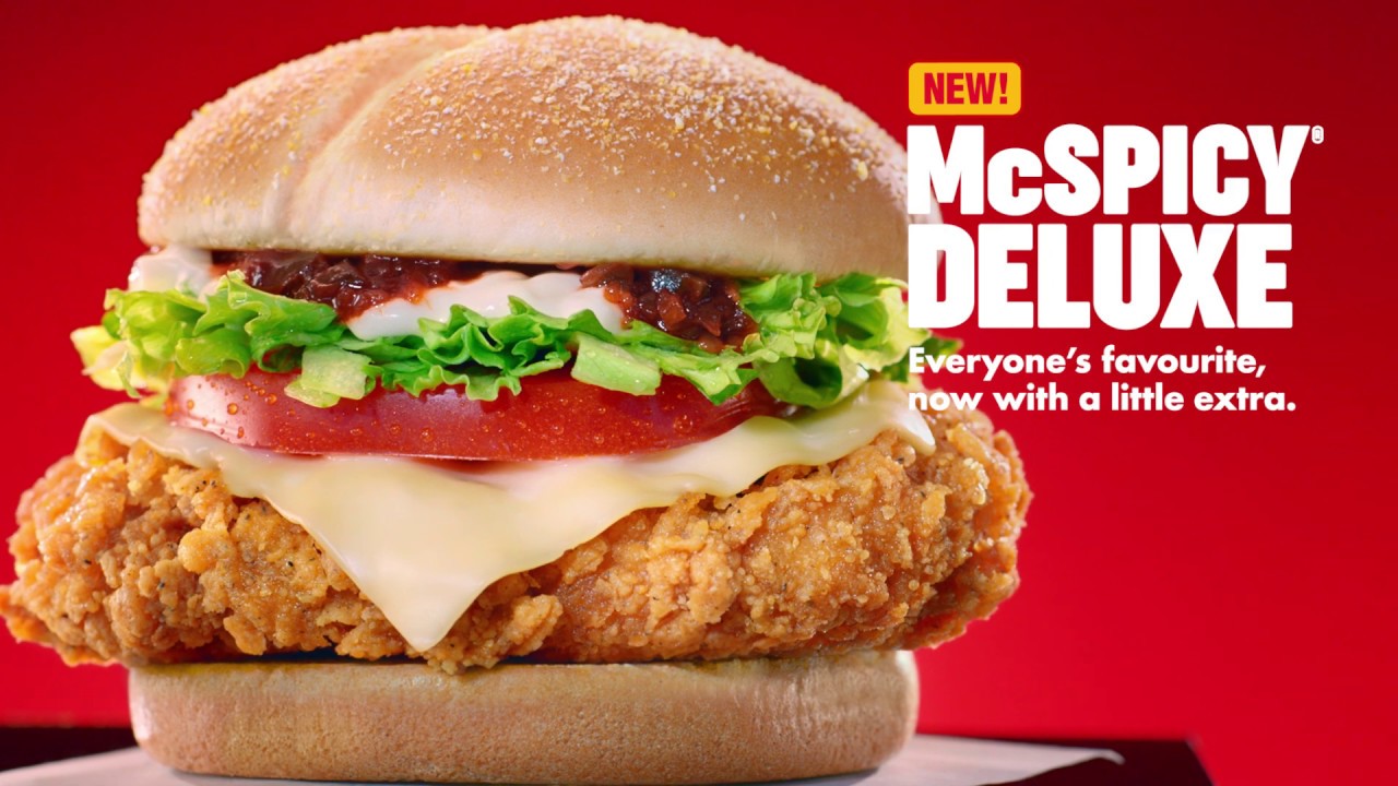 mcdonald mcspicy deluxe extra flavours extra love mcdonald mcspicy deluxe extra flavours extra love