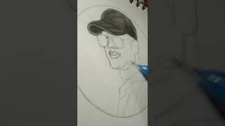 🔥insta profile art_✔/#shorts #drawing #trending #youtubeshorts