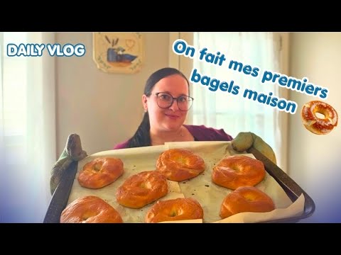 VLOG COZY : Bagels maison, Futur livres à lire & pluie relaxante