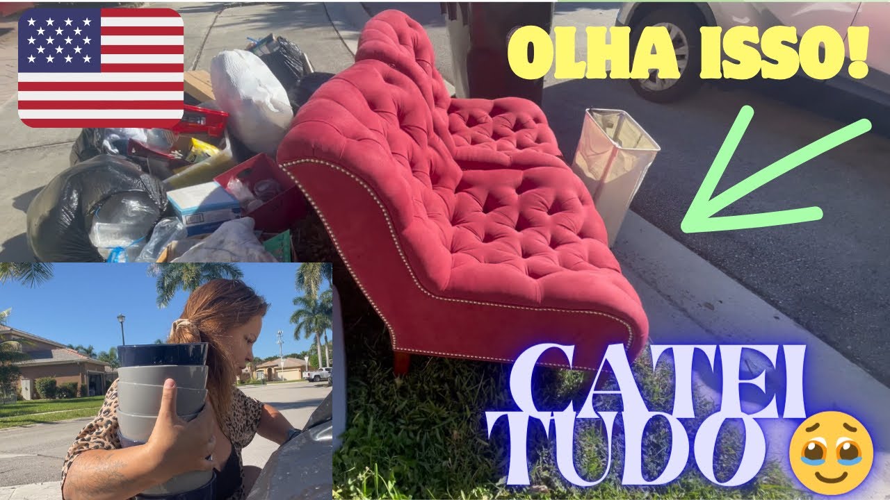 TEMPORADA DE LIXO DOS AMERICANOS 😱BASURA EN USA 🇺🇸 #basuraenestadosunidos