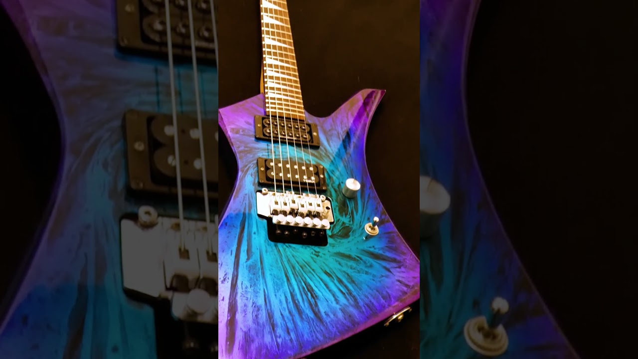 Jackson Kelly KE3 Pro Serie Made in Japan 2003 Eerie Dess Swirl 22