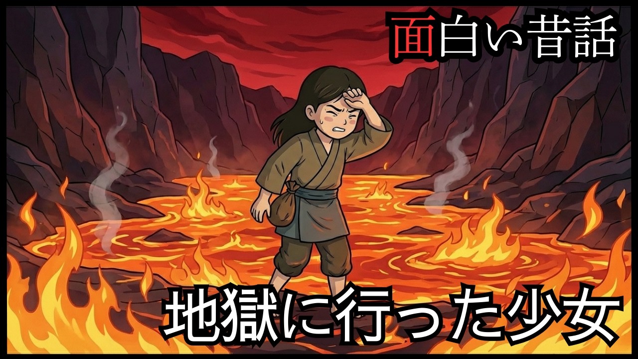 両親のために地獄へ行った少女  (楽しい昔話)