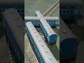 Craziest Train Crossing Through Dangerous Diamond Tracks 💥🤯 BeamNG.Drive Train simulator 3D #shorts