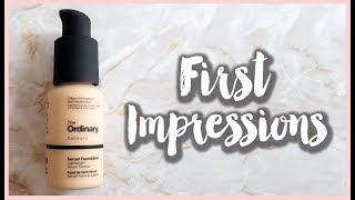 CHEAPEST SERUM FOUNDATION EVER! // The Ordinary Serum Foundation | lifeofjodes