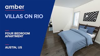 Four Bedroom Apartment | Villas on Rio | Student Accommodation in Austin | USA | amber