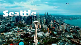 Seattle, Washington - By Drone 4K
