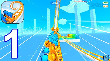 runner coaster gameplay all levels android.ios