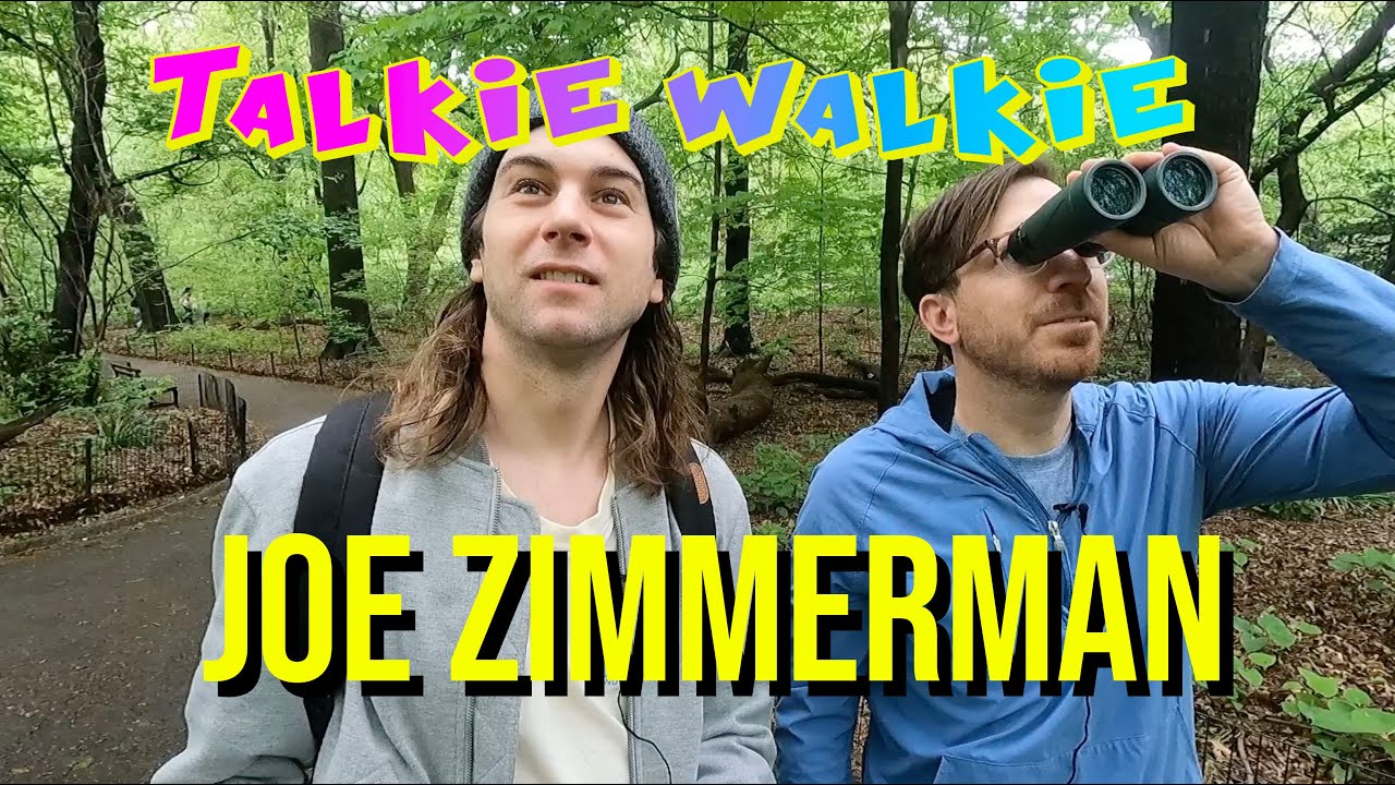 Joe Zimmerman is a bird watching comedian