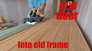 New door into old frame .   #How to install a door . by Valentino Interiors 2,935 views 1 year ago 21 minutes