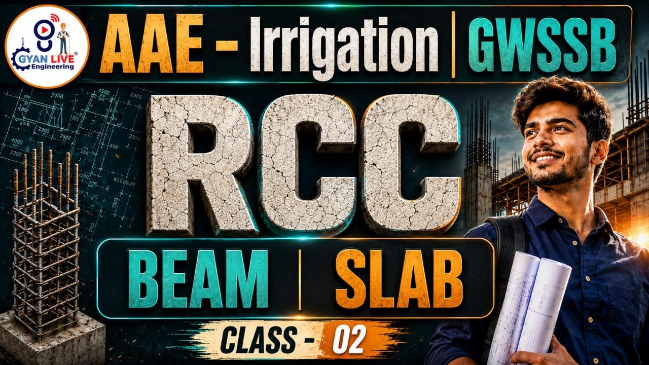 Singly & Doubly Beam, Slab | RCC MCQ Practice Lec 2 | RCC for AAE Civil ...