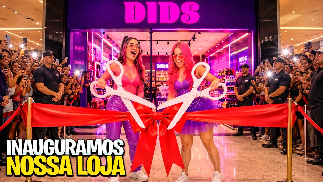 INAUGURAMOS A NOSSA PRIMEIRA LOJA OFICIAL *vlog de inauguração
