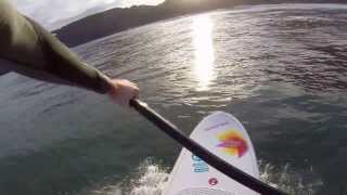 Stand Up Paddle Surf (SUP) en la playa de Peñarrubia - Gijón (Asturias)