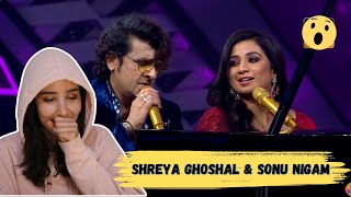 Shreya Ghoshal & Sonu Nigam's Legendary Performance on Indian Idol | REACTION | Reaction Holic