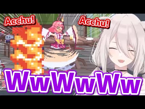 Botan can't stop laughing at Miko's support Skill and her voice [Hololive Eng Sub]