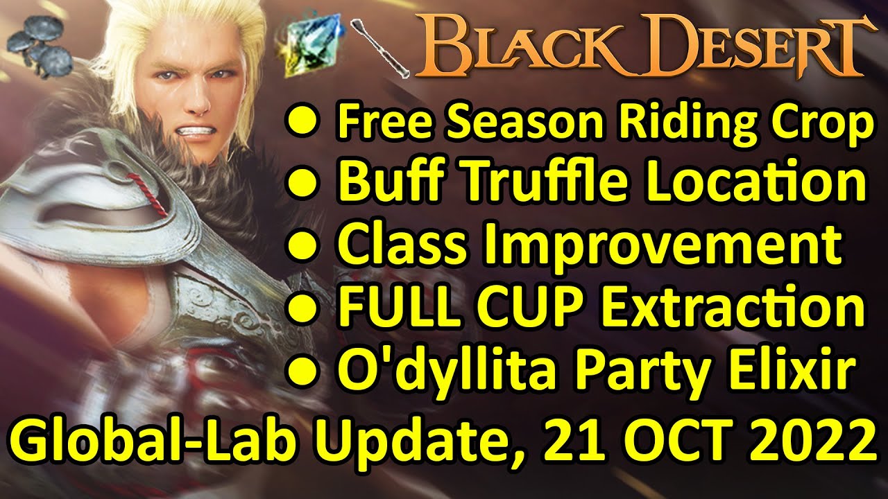 Free Season Riding Corp, FULL CUP Extraction, Buff Truffle Location (BDO  Global Lab, 21 Oct 2022) - YouTube