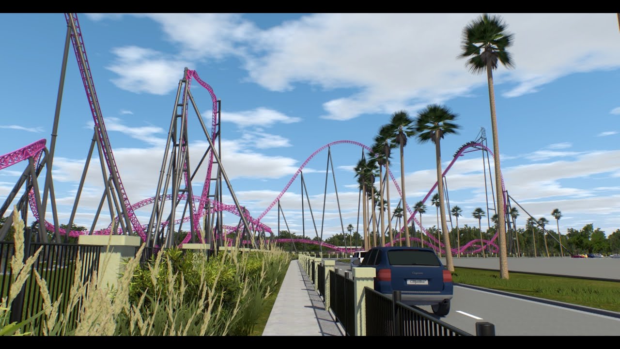 DC Rivals HyperCoaster - Warner Bros. Movie World [NoLimits 2] - YouTube