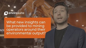 What new insights can be provided to mining operators around their environmental output?