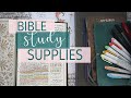 Favorite Bible Study Supplies and Resources | How I Study My Bible