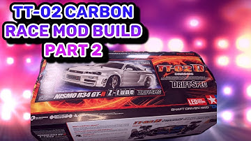 Tamiya TT-02 race mod CF build part 2