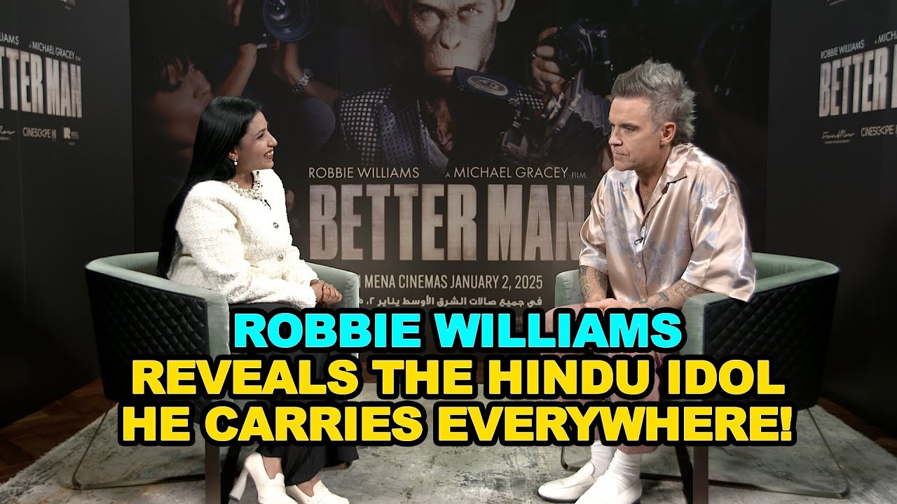 Robbie Williams Reveals the Hindu Idol He Always Carries With Him