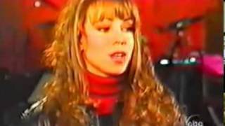 Mariah Carey  Interview on Good Morning America baaaack in the day about her 1st Christmas Cd
