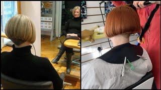 Model forced to shaved the Bob haircuts Sides undercut Head shaved hairstyles ideas#trending #hair 