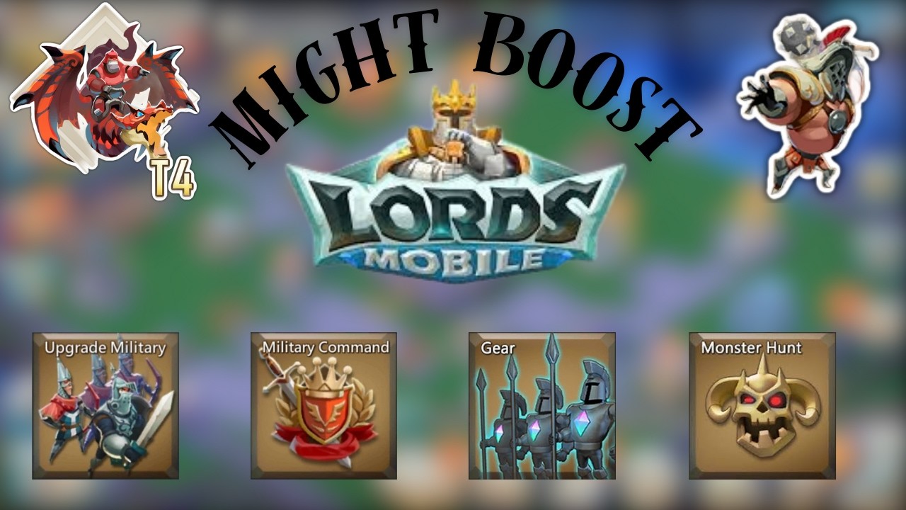 How to increase might FAST in Lords Mobile | 600-700 Million Might increase in 1 year | 150K gems/M.