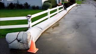 1ft AquaDam, Shoreline Elevation, Homeowner Flood Control, Ferndale, CA 2012