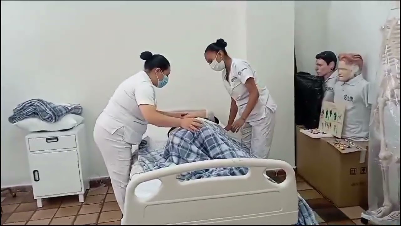 Tendido de cama ocupada