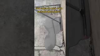 Sua Calçada Está Toda Rachada? Agora Você Mesmo Vai Conseguir Arrumar Depois De Vê Esse Vídeo