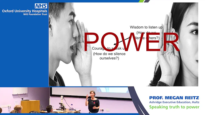 Speaking truth to power - Prof. Megan Reitz - Oxfo...