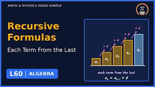 Recursive Formulas for Sequences: Algebra 1 & 2 | L60 | Algebra
