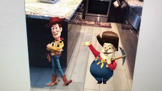 Stinky Pete Punches Woody In The Face And Gets Grounded