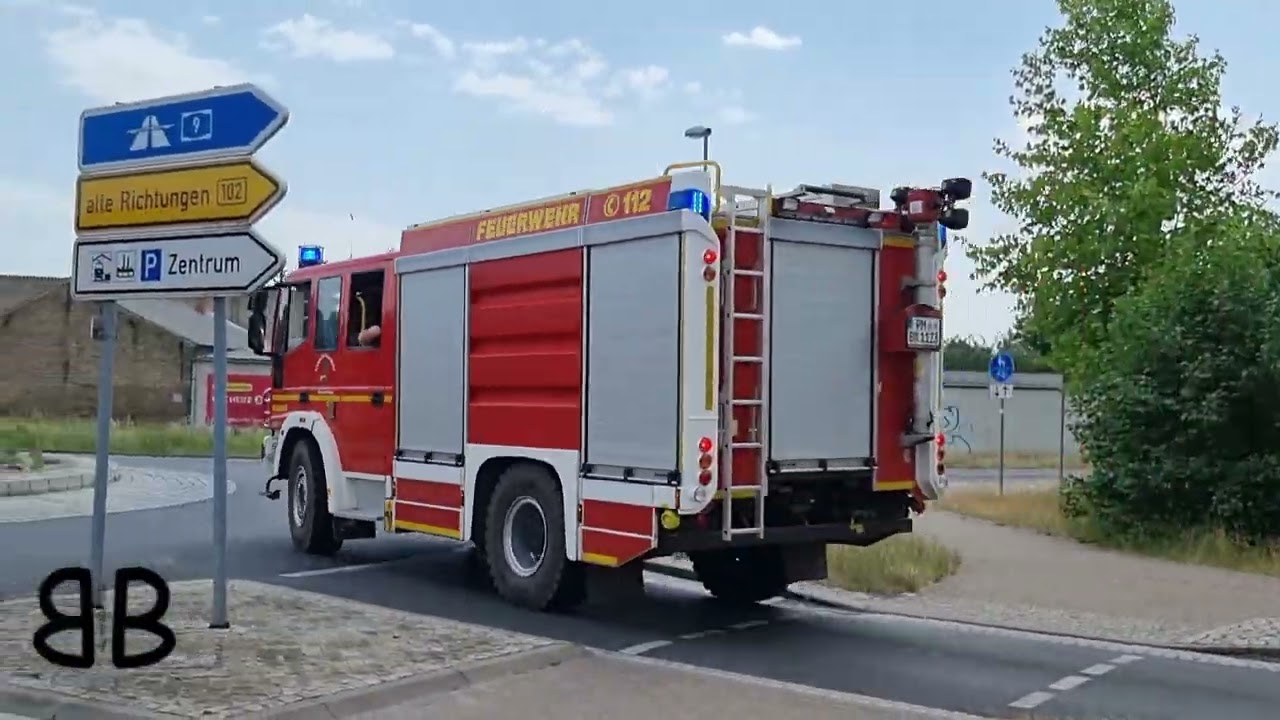 [🔥Waldbrand] 》Einsatzfahrten beim Waldbrand in Treuenbrietzen