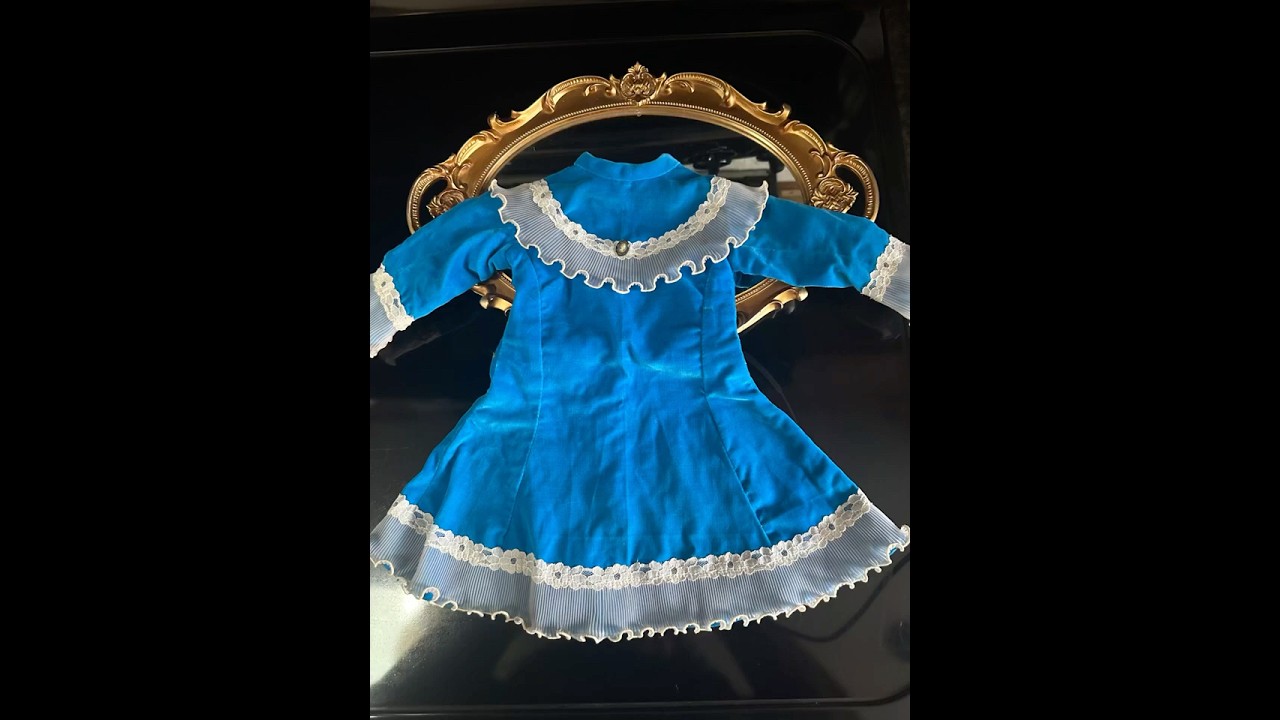 Antique Victorian Doll Dress 