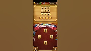 Word connect Level 41 Solution