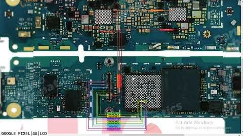 GOOGLE PIXEL 4A LCD Black LCD Light No Lcd Grapic  Ways Problem Hardware Solution #borneoschematic #