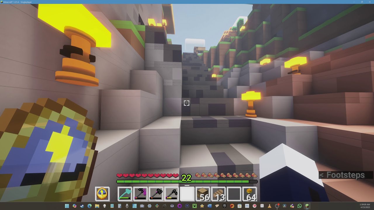 Minecraft:RTX Modded Survival-[GP32] "Laying the deepslate foundation for my Hub Cabin!"