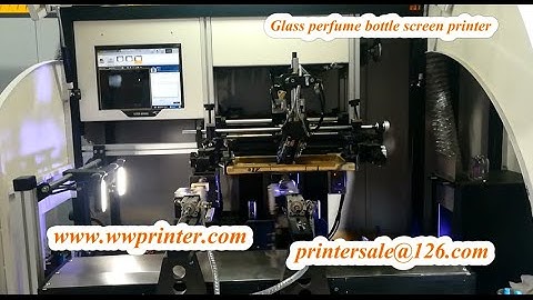 Servo Screen Printer For Glass Bottle 3D