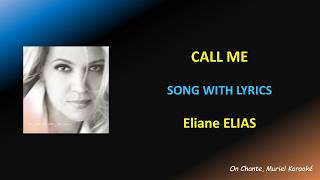 CALL ME - ELIANE ELIAS - LYRICS (HQ)